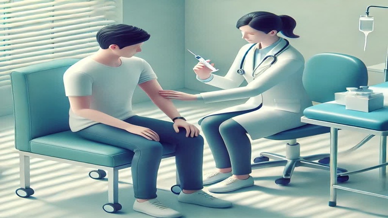 نظارت پس از تزریق دپومدرول |دکتر سینا طالبی | بهترین جراح زانو اصفهان | بهترین جراح رباط صلیبی اصفهان | بهترین تعویض مفصل زانو اصفهان