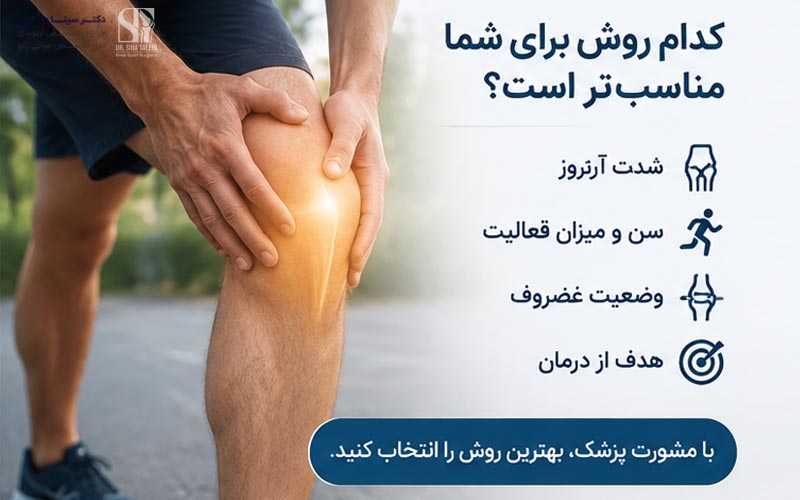 PRP بهتر است یا ژل زانو برای آرتروز؟