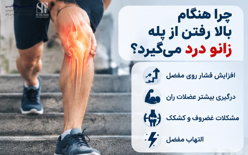 درد زانو هنگام بالا رفتن از پله نشانه چیست؟